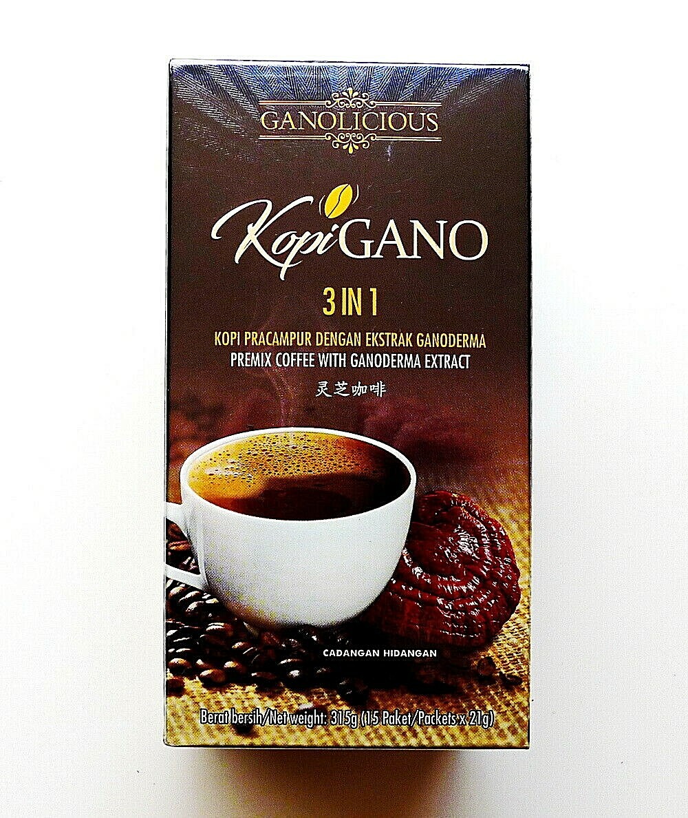 15 Boxes Gano Excel 3 in 1 Coffee Ganoderma Reishi Lingzhi Gourmet Classic Cafe gallery