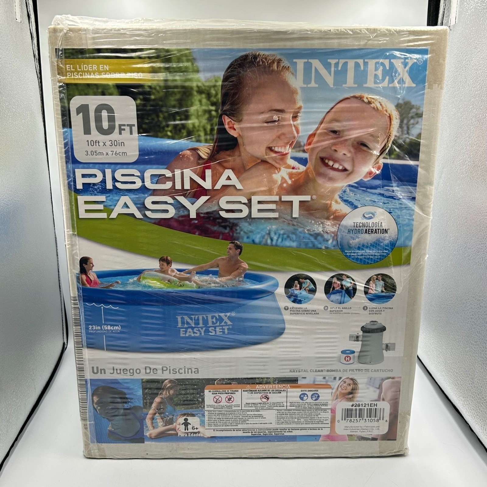 Intex Easy Set Pool 10ft x 30in Swimming Pool w Filter Pump New Sealed 28120EH gallery