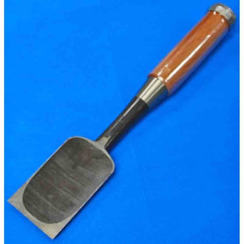 Kunikei Japanese Timber Chisel Tataki Nomi Black Finish White Steel #2 Red Oak gallery