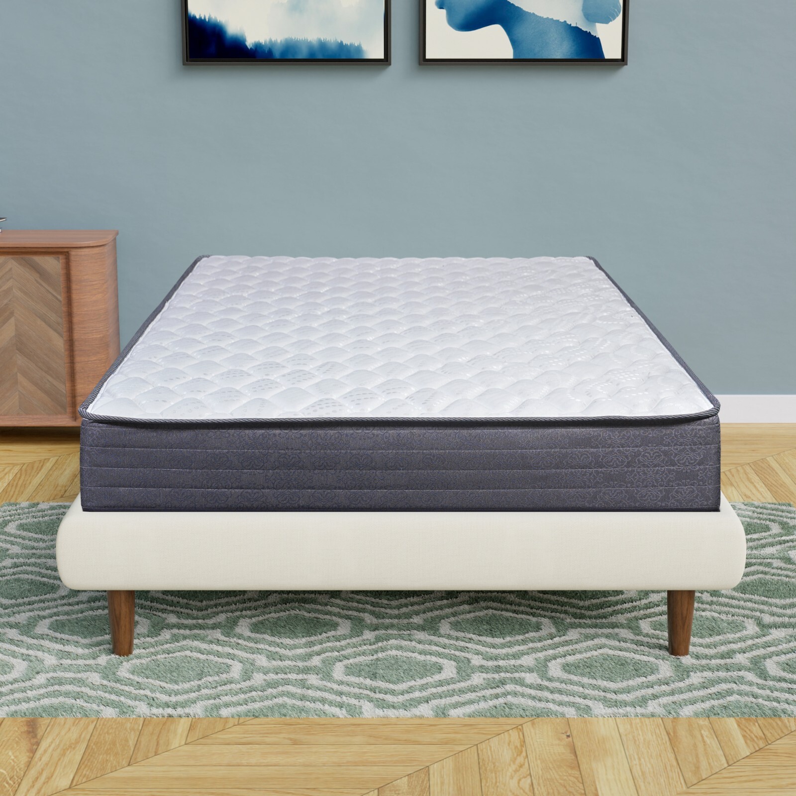 Continental Sleep, 9-Inch Medium Firm Tight Top Pocket Coil Hybrid Mattress. gallery