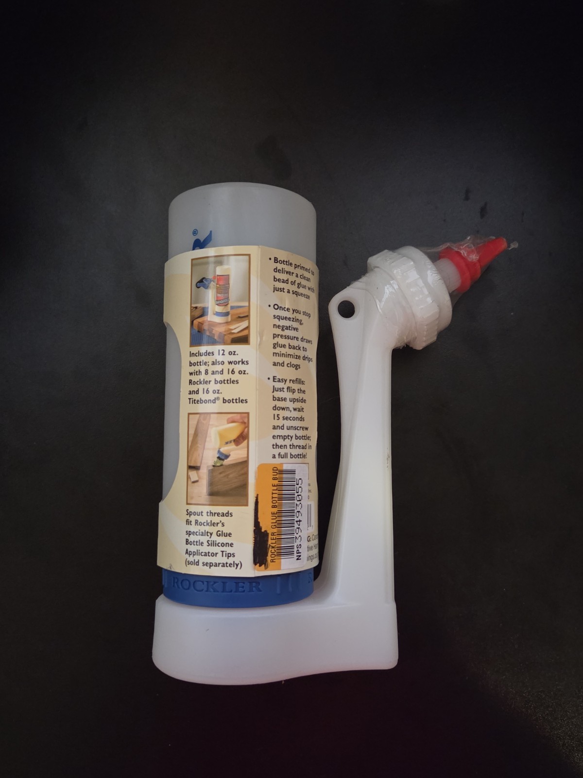 Rockler Innovation Glue Bottle Buddy Wood Glue Applicator 8 oz, 12 oz, 16 oz gallery