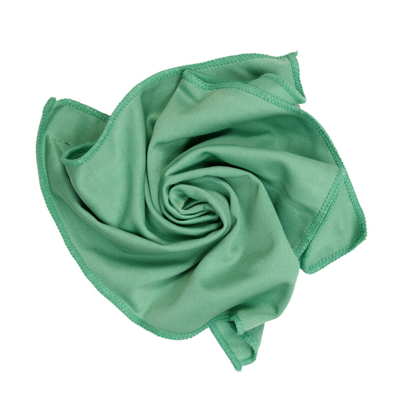 6 Pcs Glass Cleaning Cloth Window Microfiber Towel No Scratch 16"x16" Green gallery
