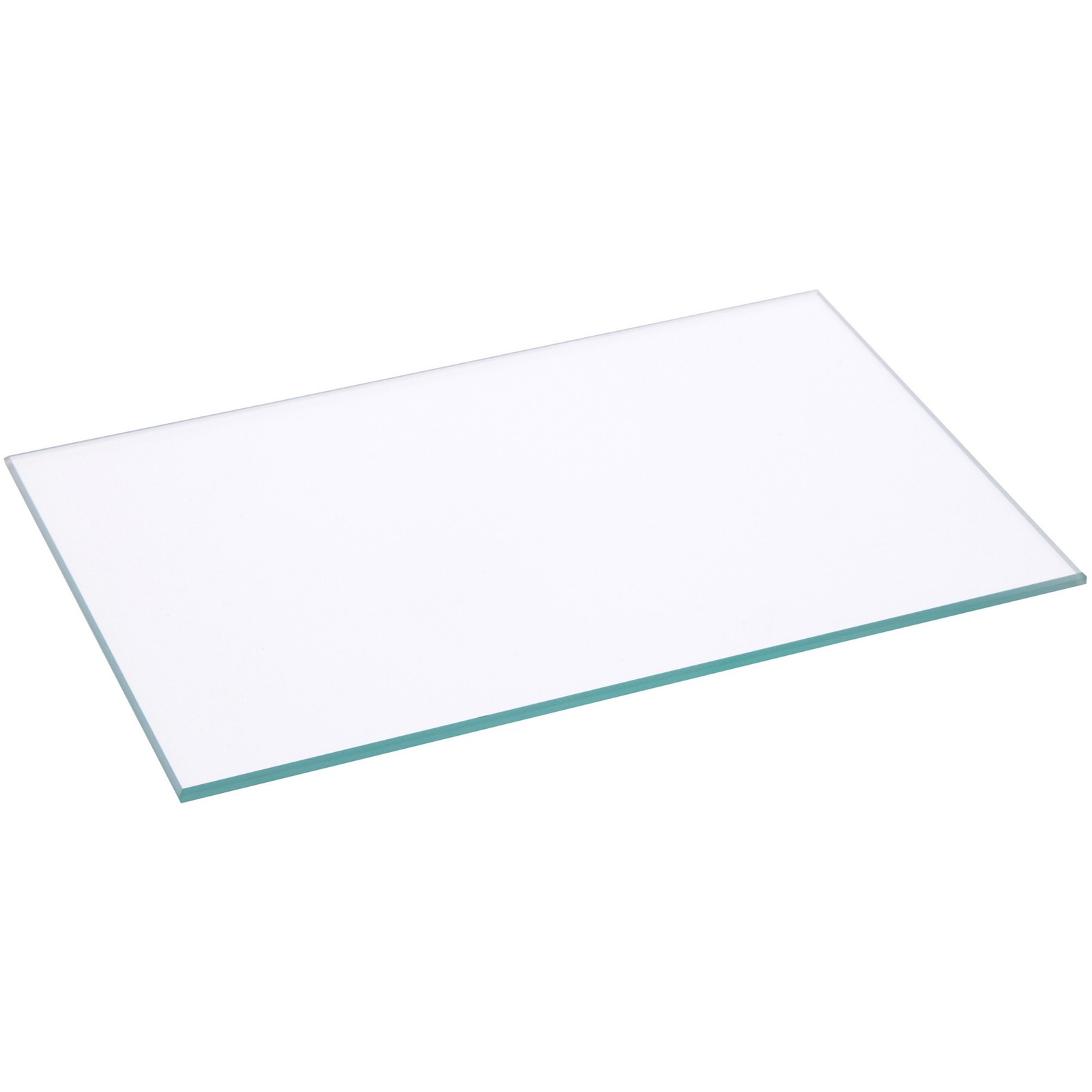 Plymor 4" x 6" Rectangle, 3mm Thick Non-Beveled Clear Glass gallery