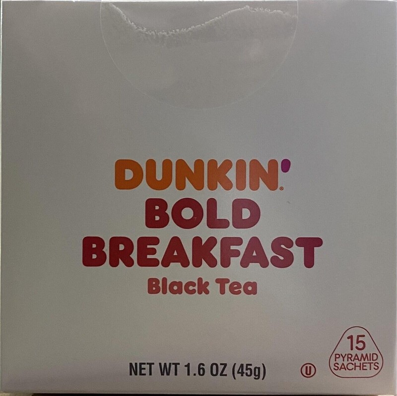 Dunkin Donuts Pyramid Sachet Tea Bold Breakfast 90 Tea Bags -12 Packs of 15 Bags gallery