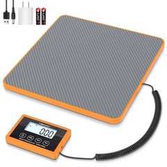THINKSCALE Shipping Scale, 10g Precision Postal Scale – 440lb, Grey+Orange