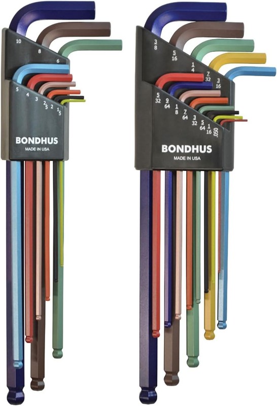 69600 Ball End DoublePK L-Wrench Set w/ColorGuard, 22 Piece gallery