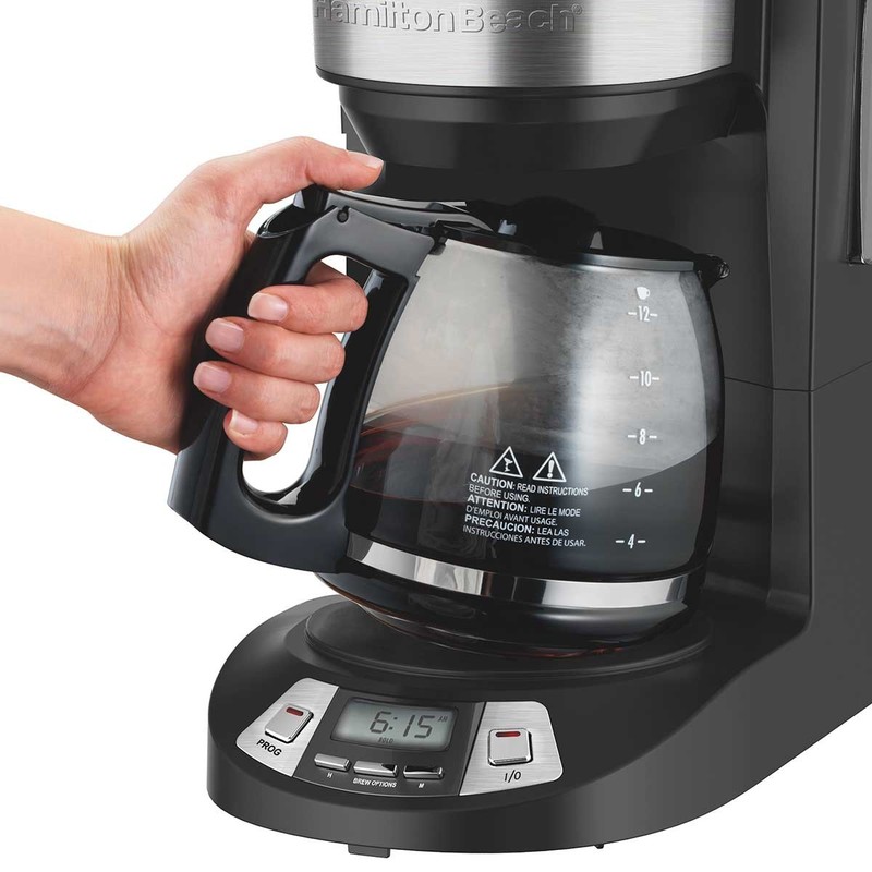Hamilton Beach Programmable 12-Cup Coffee Maker w/AutoPause, Brew Options gallery