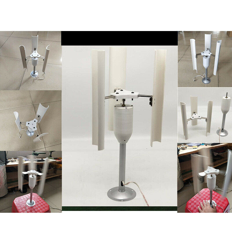 12V Vertical Wind Turbine Generator 3 Blades Charger Windmill Power Teach Mode gallery
