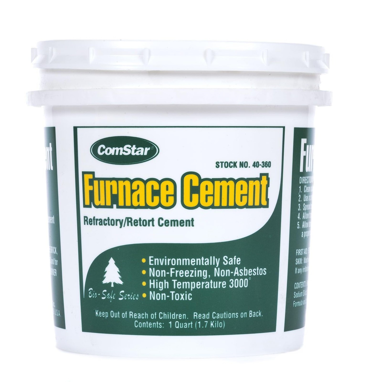 Furnace Cement, Ready-to-Use Refractory Retort Cement, High Temperature Ceme... gallery
