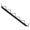 6-Steps Steel Stair Stringer Black 7-1/2 In. X 10-1/4 In. (Includes 1 Stair Stri gallery