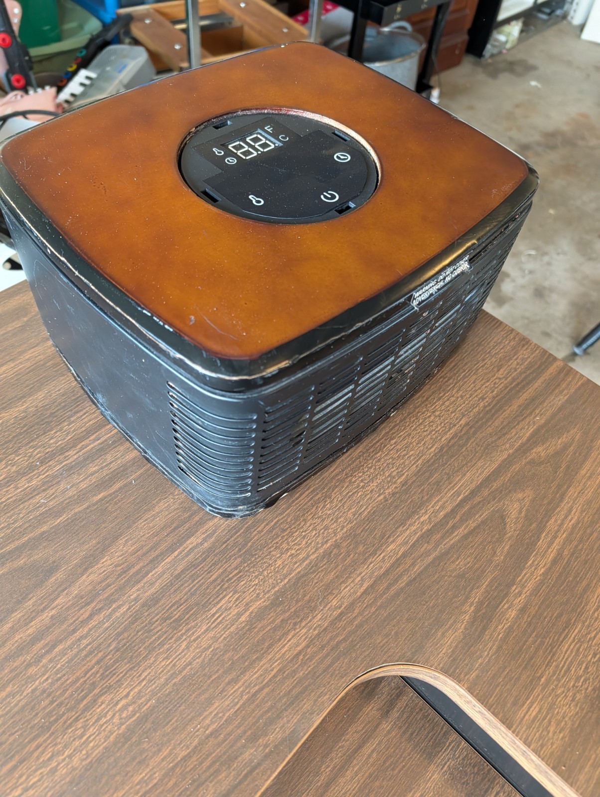 Greentouch Infrared Electric Space Heater Walnut Finish Model 1224HI-13-243 gallery
