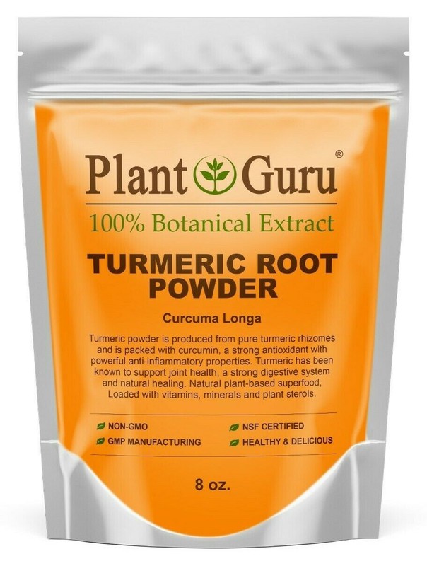 Turmeric Root Powder 8 oz. Curcumin Curcuma Longa Raw Pure Tumeric Spice gallery