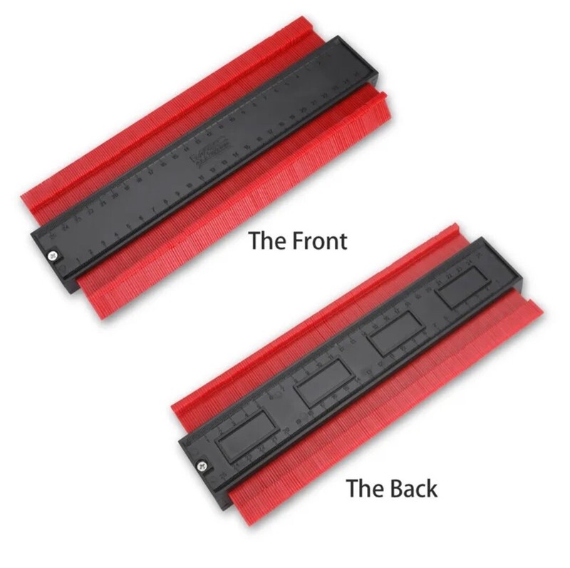 Shape Profile Contour Gauge Plastic Tool Duplicator Irregular Template Tracing gallery
