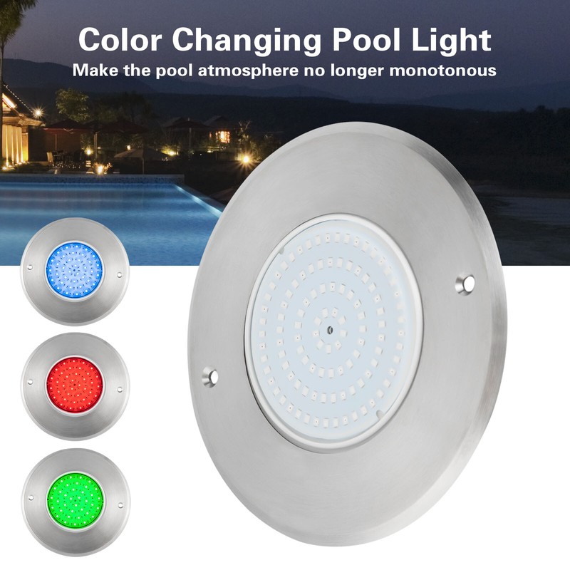 LED Pool Light for Inground Pools - Waterproof RGB Color Changing Light gallery