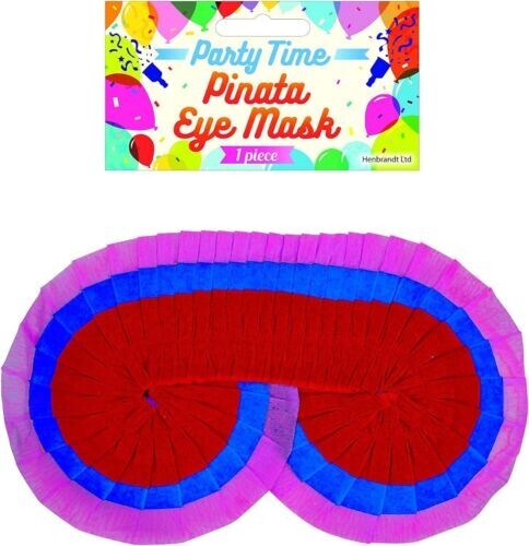 Pinata Blindfold - Multi-Coloured Eye Mask Birthday Party Game Toy FREE POST UK gallery