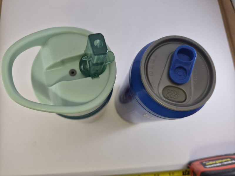 Cool Gear Blue Camoflauge Pattern Design Plastic Thermos Bottles Bx7 - 2 Pack gallery