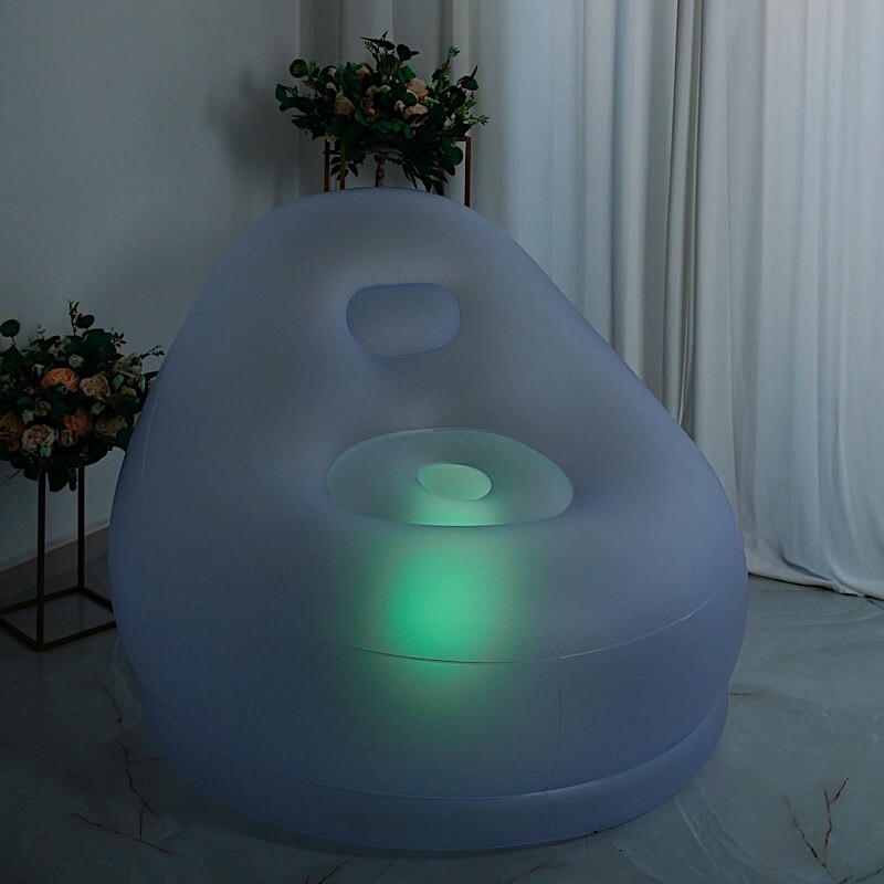 32x40-inch Air Candy Inflatable Light Up CHAIRL ED Furniture Party Decorations gallery