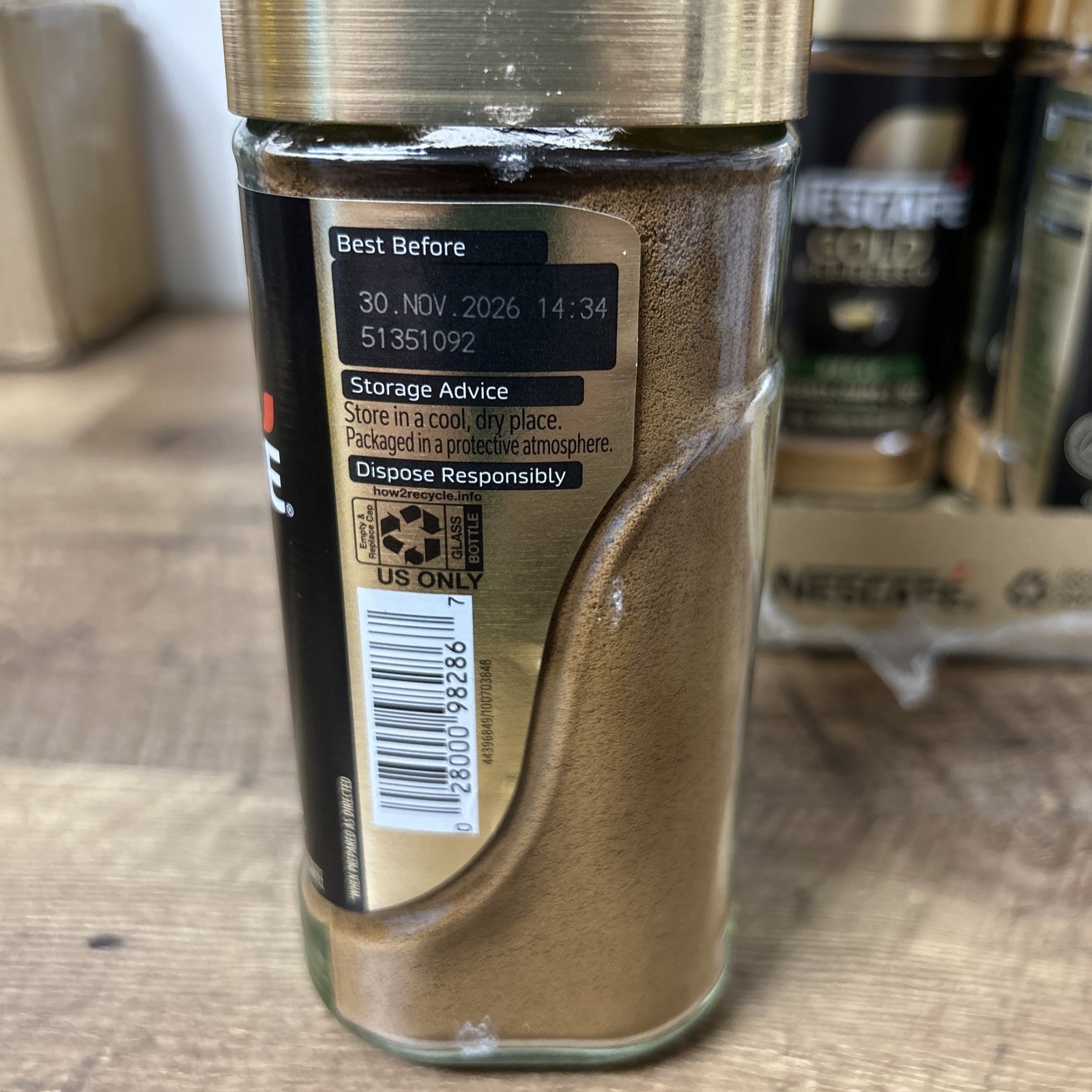 (6 PACK) NESCAFÉ Gold Decaf Espresso Instant Coffee, 3.17 oz gallery