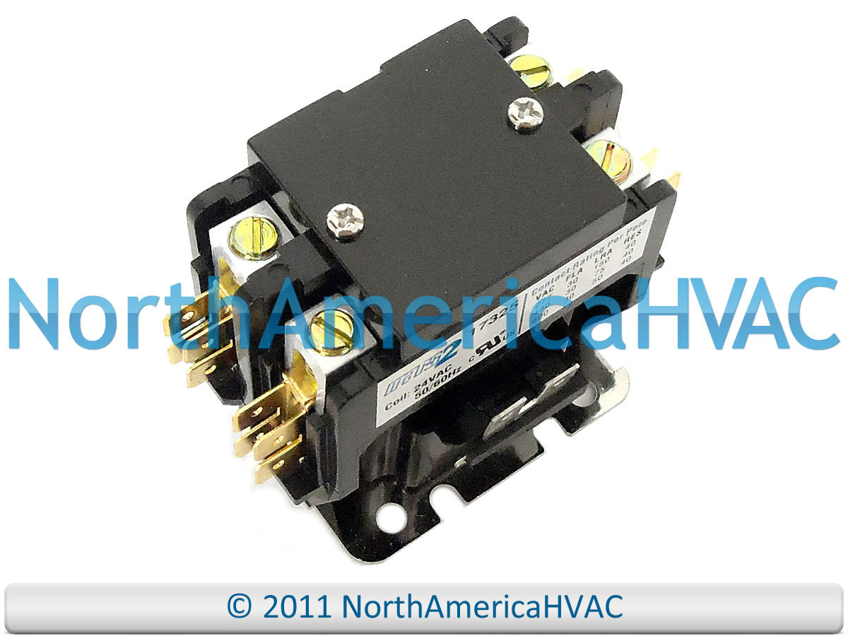A/C Condenser Contactor Relay 2 Pole Fits Janitrol Goodman Amana CONT2P030024VS gallery