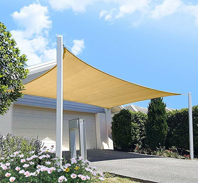 Sun Shade Sail Canopy Rectangle Sand Uv Block Sunshade For Backyard Deck Outdoor gallery