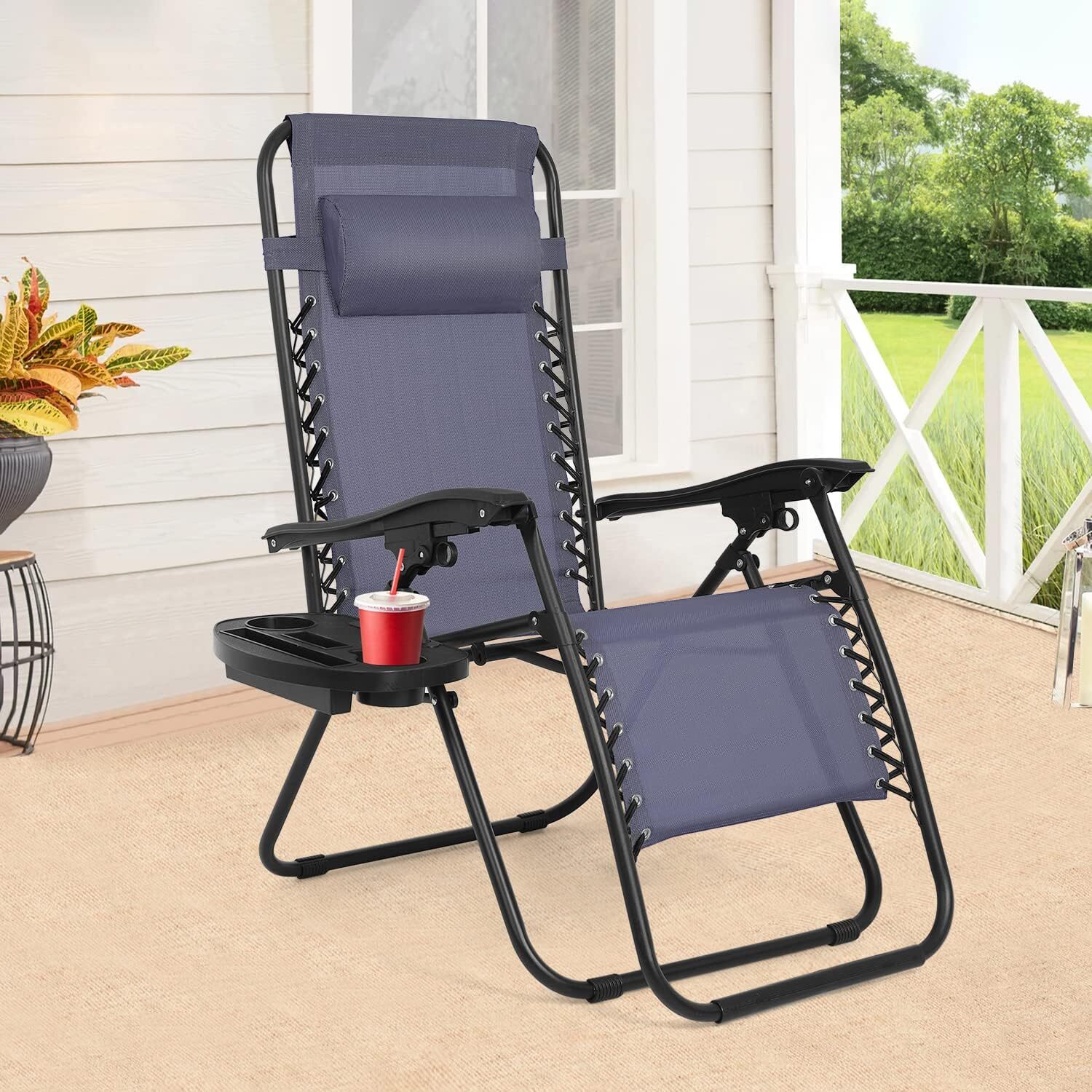 Zero Gravity Chair, Zero Gravity Lounge Chair, 1 Pack Folding Lawn chair gallery
