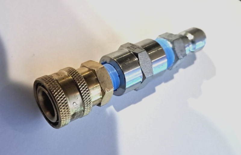 3/8 Quick Connect Plug To 1/4 Quick Connect (Pressure Washer Coupler Converter) gallery