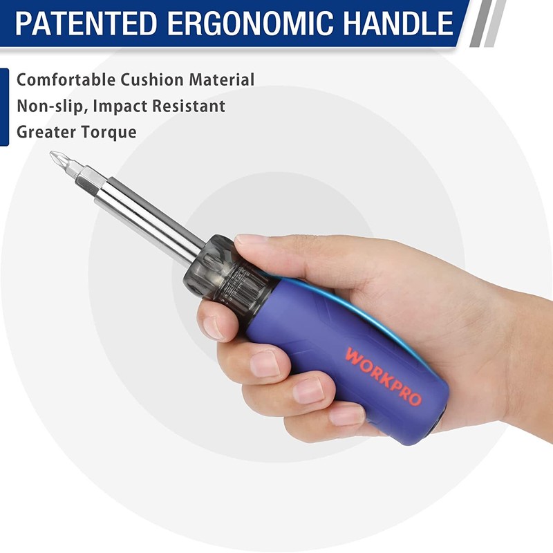 WORKPRO 11-in-1 Screwdriver/Nut Driver Set Tool Philips/Slotted/Torx/Square 3Nut gallery