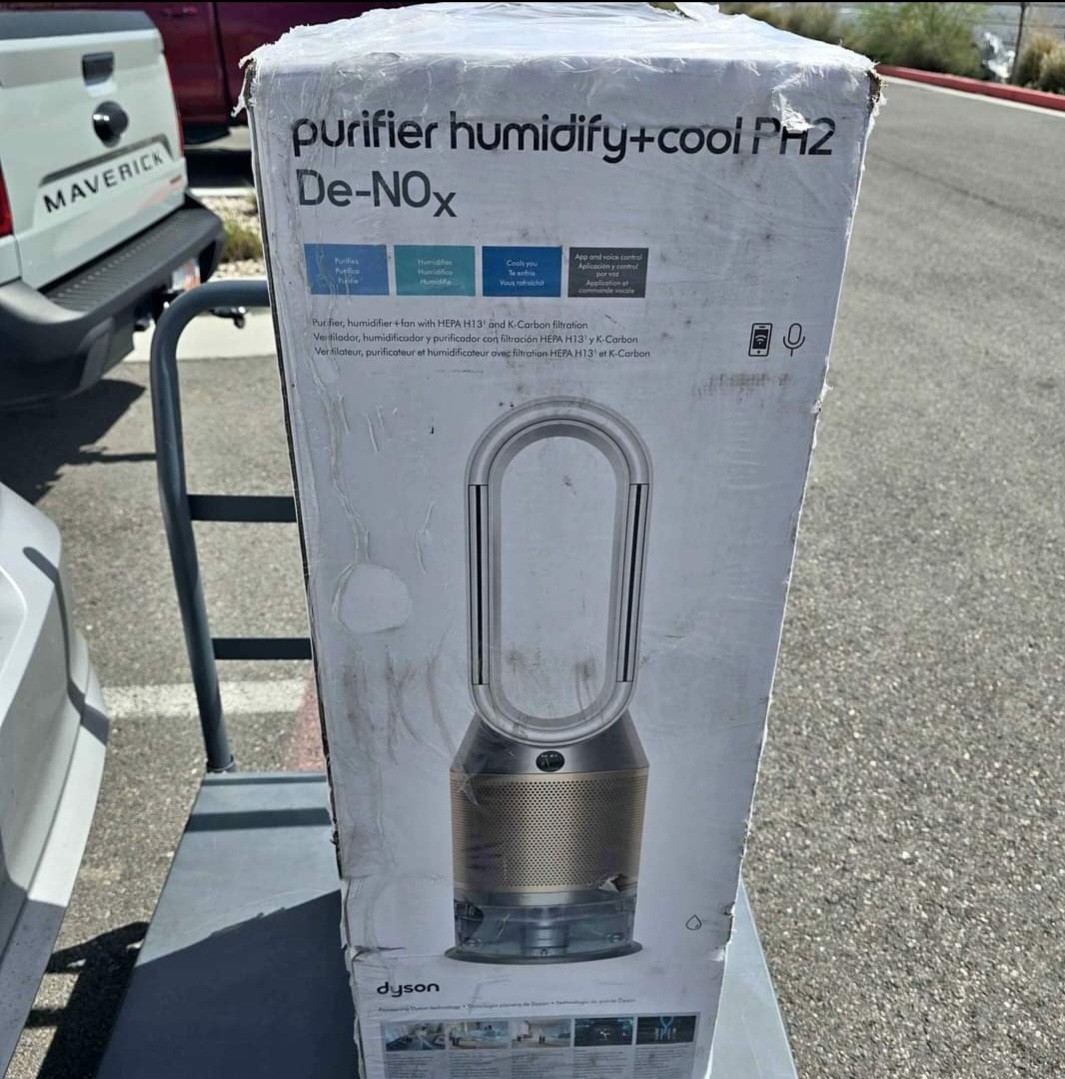 Dyson - Purifier Humidify+Cool PH2 De-NOx​ - White/Gold (NEW SEALED) gallery