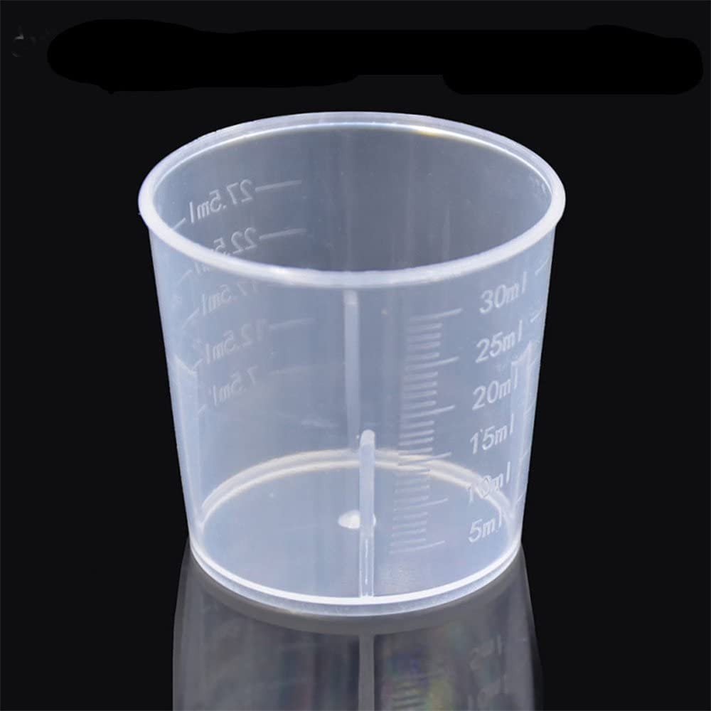30ml Plastic Liquid Measuring Cups, 10pcs Set For Cooking Medicine, Clear gallery