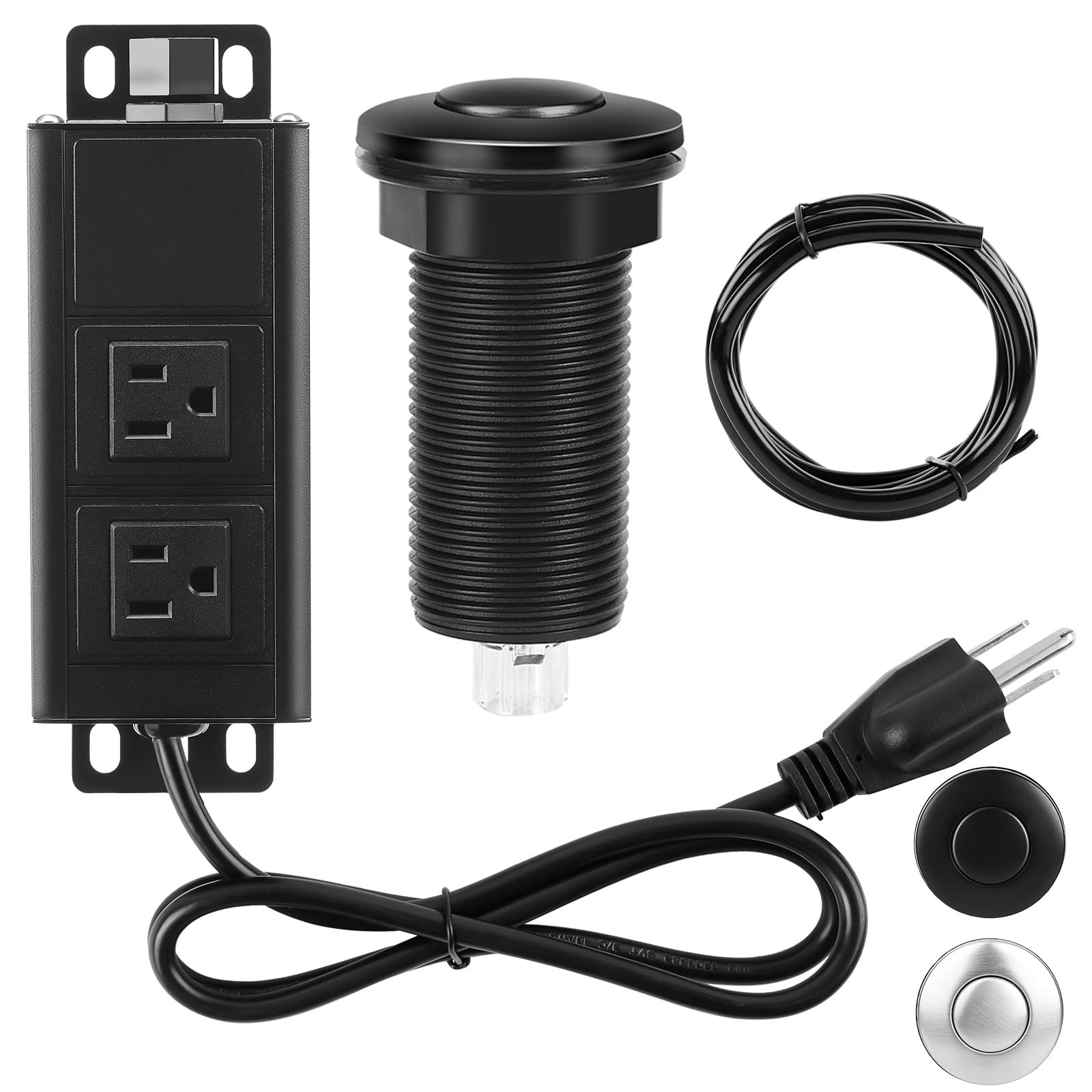 Pahtto Air Switch Kit For Garbage Disposal Ul Listed Sink Top Air Switch For gallery