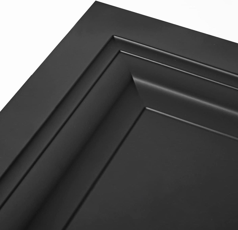 Pack Square Black Drop Ceiling Tile 2ft x 2ft, PVC Ceiling Panel 24 x 24in. gallery