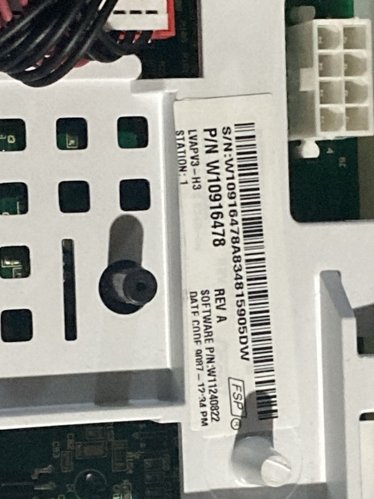 Whirlpool Washer Control Panel W10774112 & Control Board W11386637 W10916478 gallery