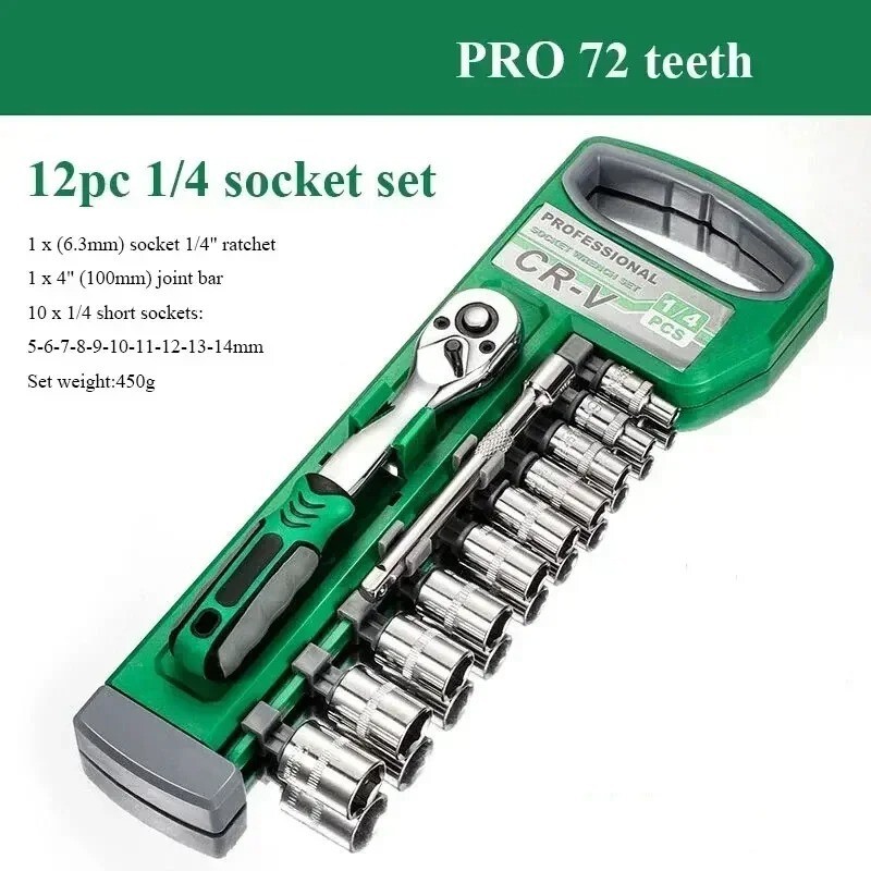 Ratchet Wrench Combination Package Socket Tool Set Auto Car Repairing gallery