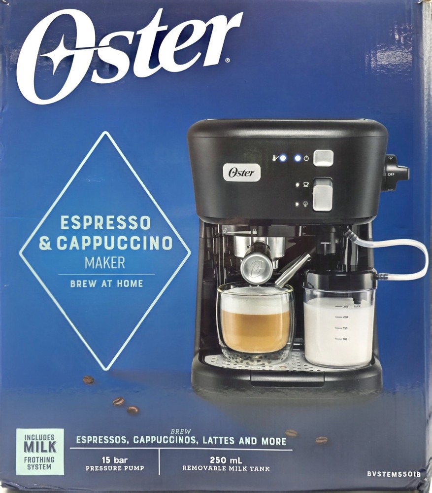 Oster Semi-Automatic Espresso Maker BVSTEM5501B - Black
