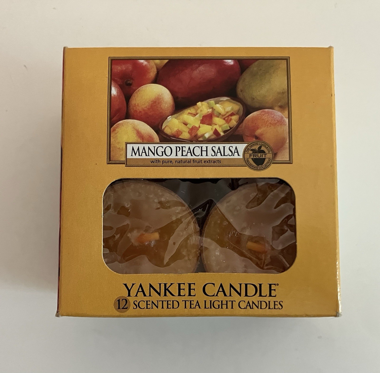 Yankee Candle Mango Peach Salsa Scented Tea Lights 12 Count Discontinued New gallery