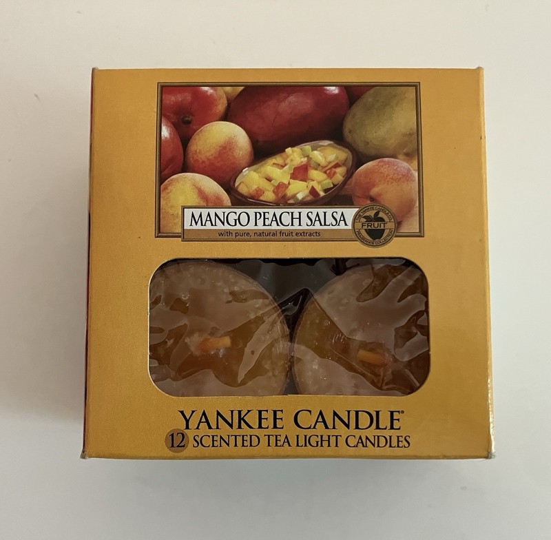 Yankee Candle Mango Peach Salsa Scented Tea Lights 12 Count Discontinued New gallery