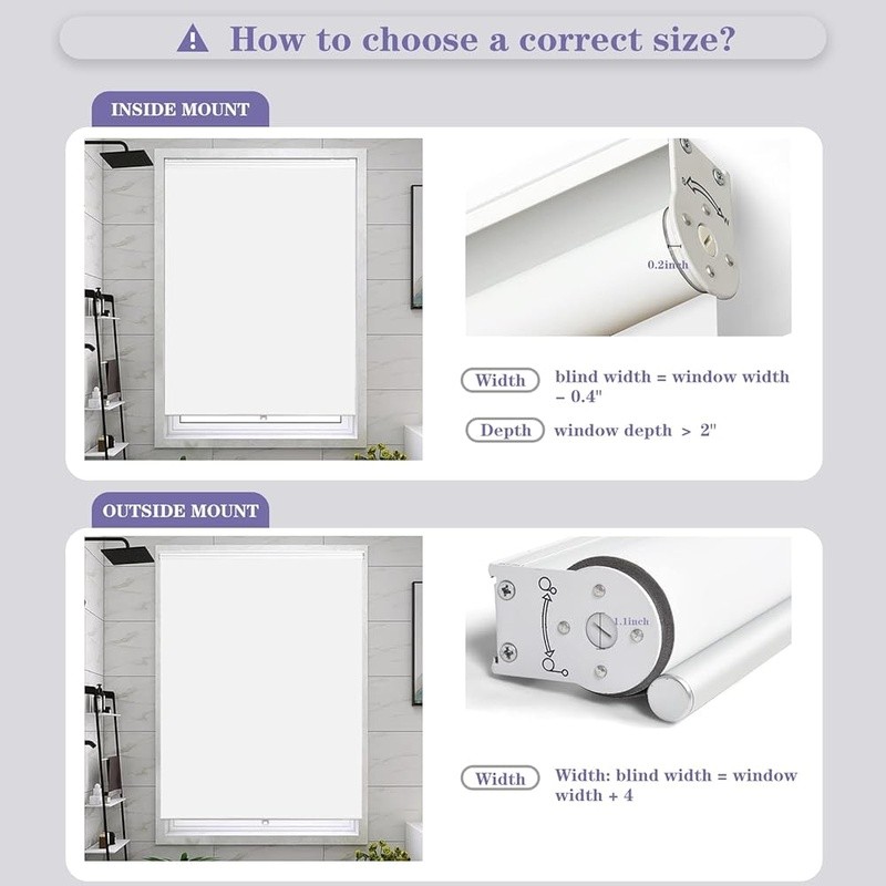 Cordless Roller Blinds Durable Blackout Child Safe Pet Safe Noise Reduction New gallery