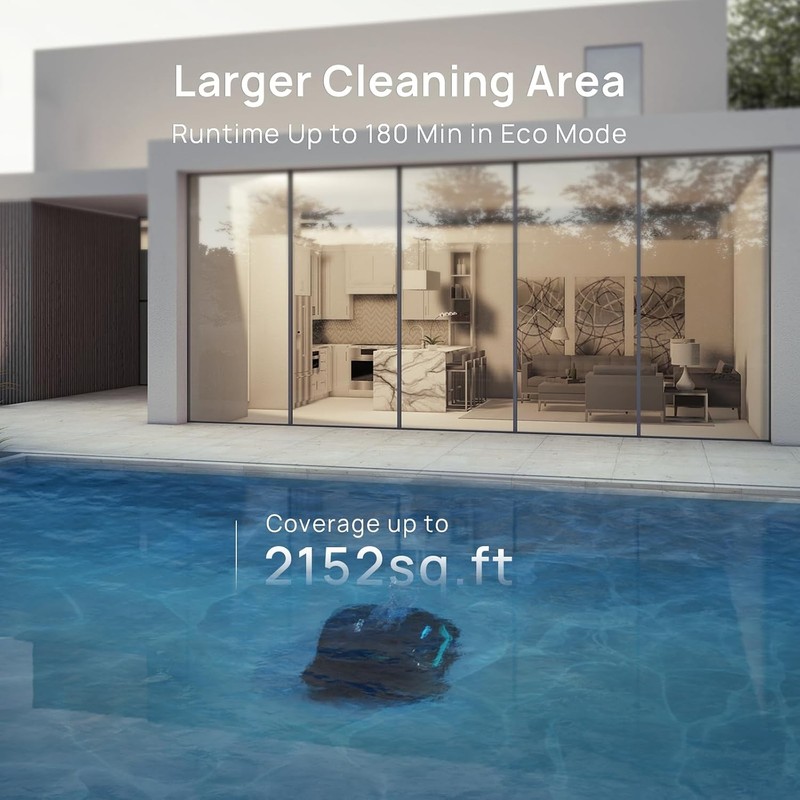 WYBOT C2 Vision AI Camera Cordless Pool Vacuum Robot for inground Pools APP gallery