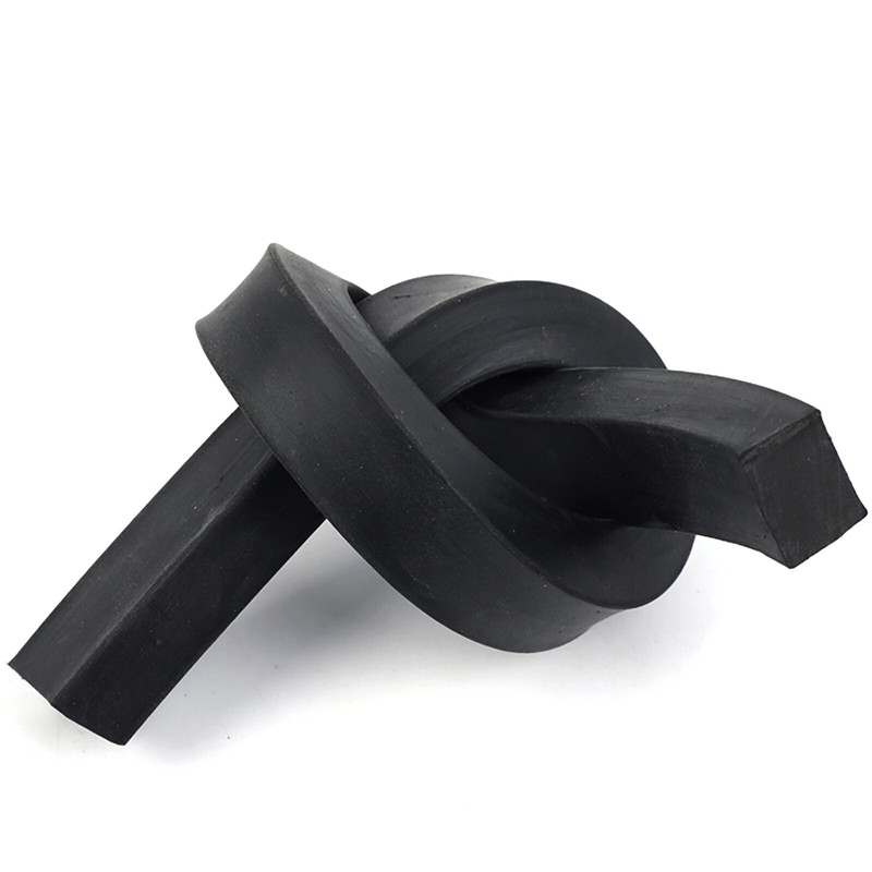 Solid Black Nitrile NBR Rubber Strip - Various Lengths, Widths And Thicknesses gallery