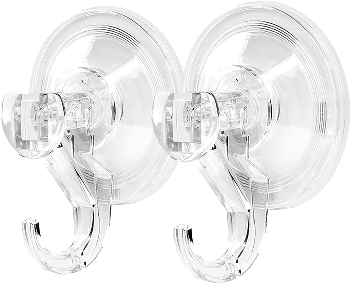 2 PCS Suction Cup Hooks Removable Heavy Duty Suction Hooks and Wreath Hanger gallery