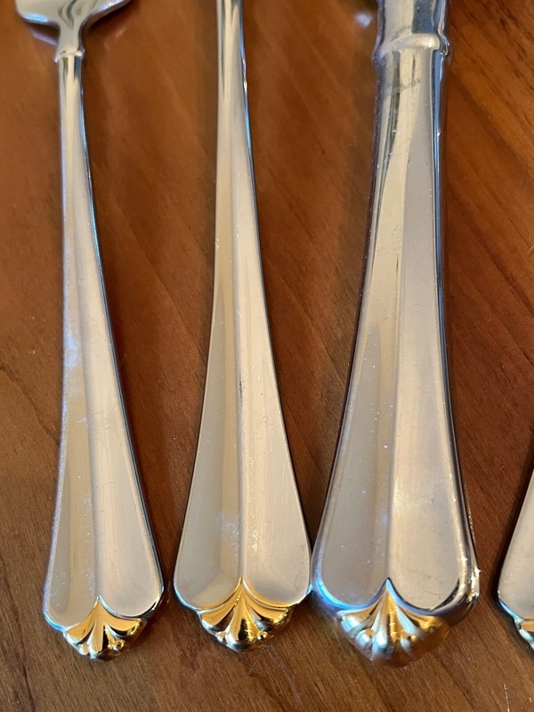 Oneida GOLDEN JULLIARD Cube Heirloom Stainless Flatware - Choice gallery