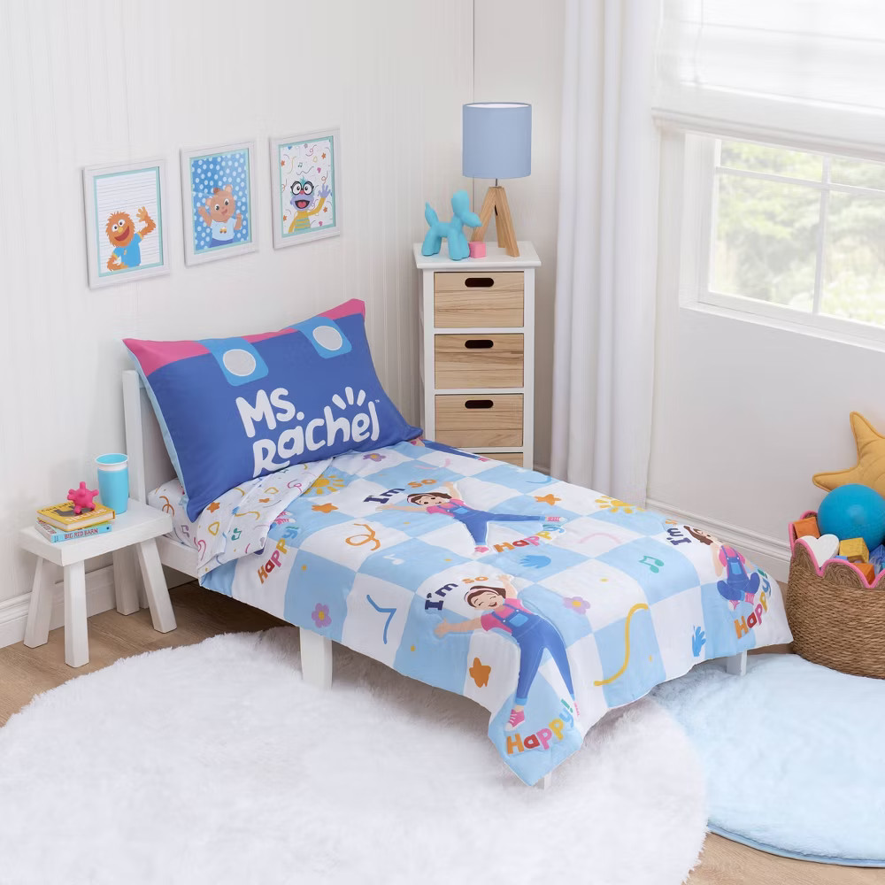 Ms. Rachel 4pc Toddler Bed Set gallery