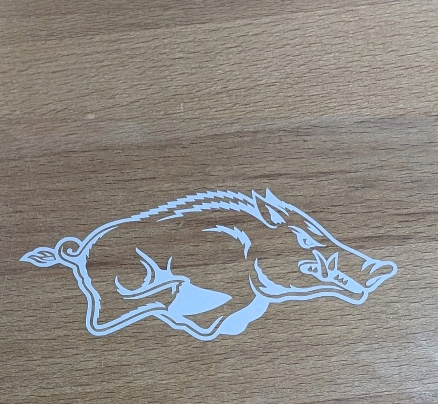 Arkansas Razorbacks vinyl decal gallery