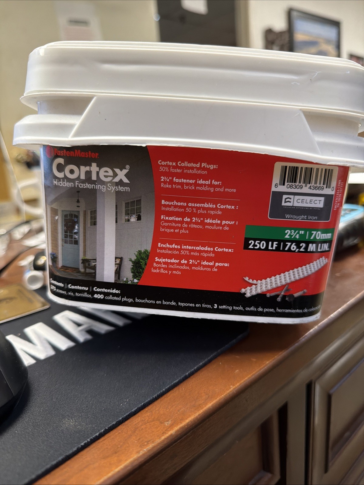 FASTENMASTER CORTEX HIDDEN FASTENING SYS COLLATED PLUGS 375 SCREWS, 400 PLUGS gallery
