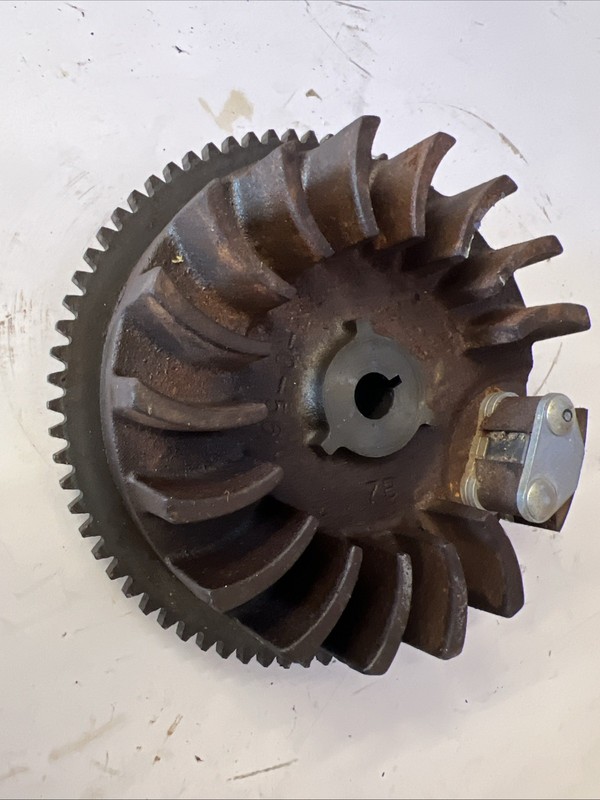 Tecumseh 5HP Engine Flywheel H50 13-0-56 Used Genuine Working gallery