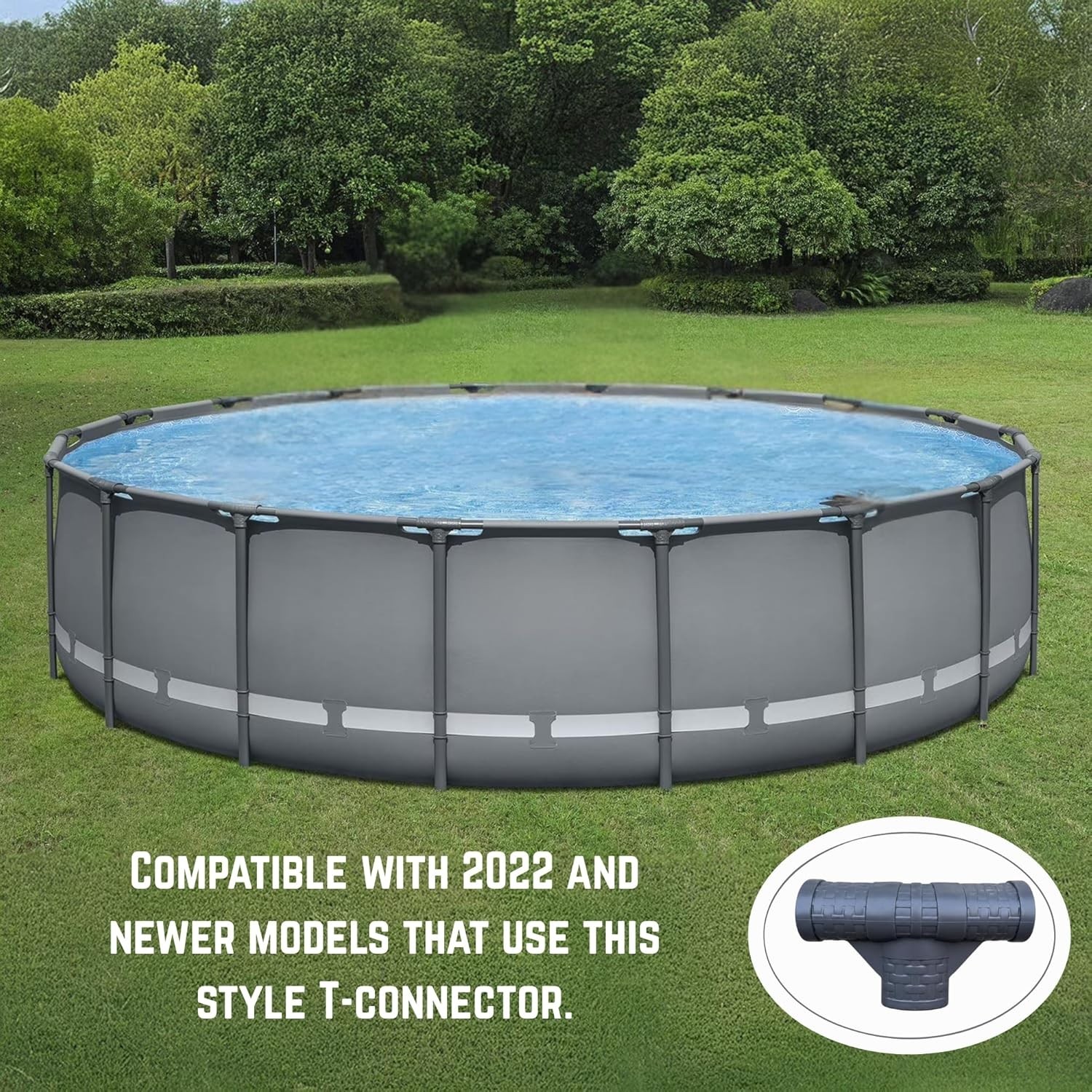 Above Ground Bestway/coleman Pool Liner Replacement, 18 Ft x 48 in (Gray) gallery