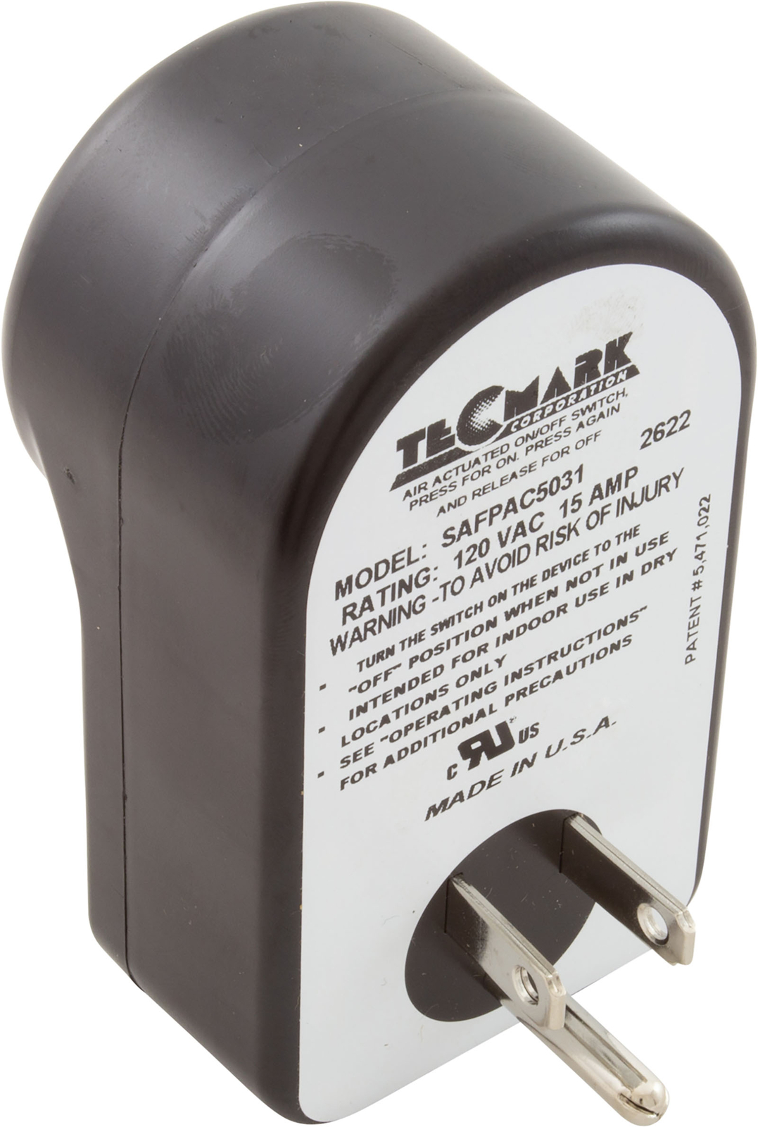 On/Off Switch, Tecmark, 15A, 115v, Wall Mount gallery