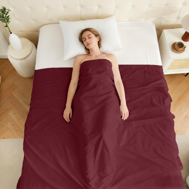 Queen Flat Sheet Only, 1 Pack Bed Sheets, Soft Breathable Brushed Microfiber ... gallery