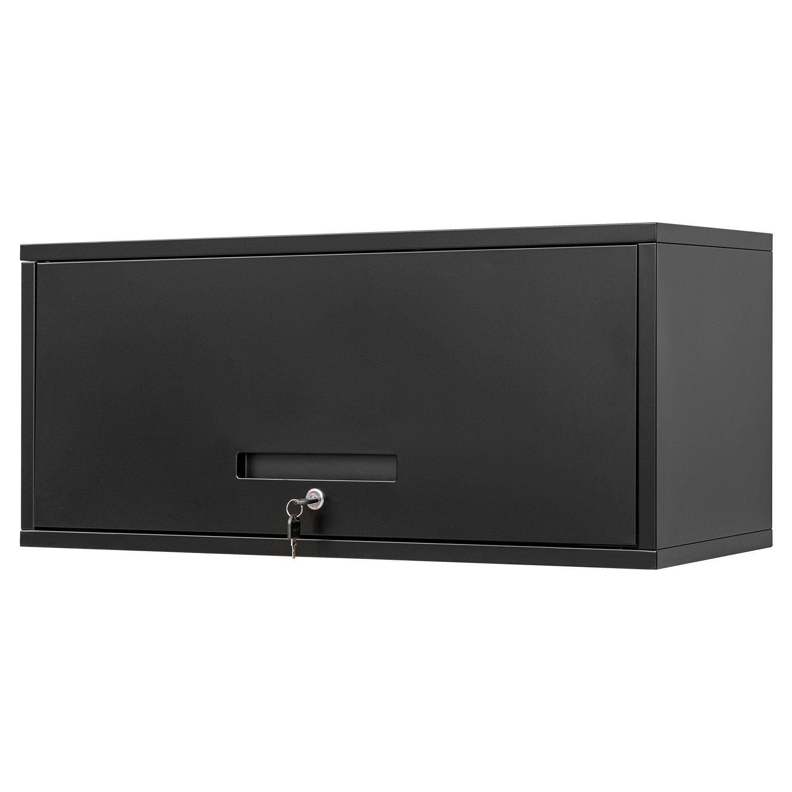Wall Mount Tool Cabinet, 13.7" Lockable Metal Storage with Flip-Up Door gallery