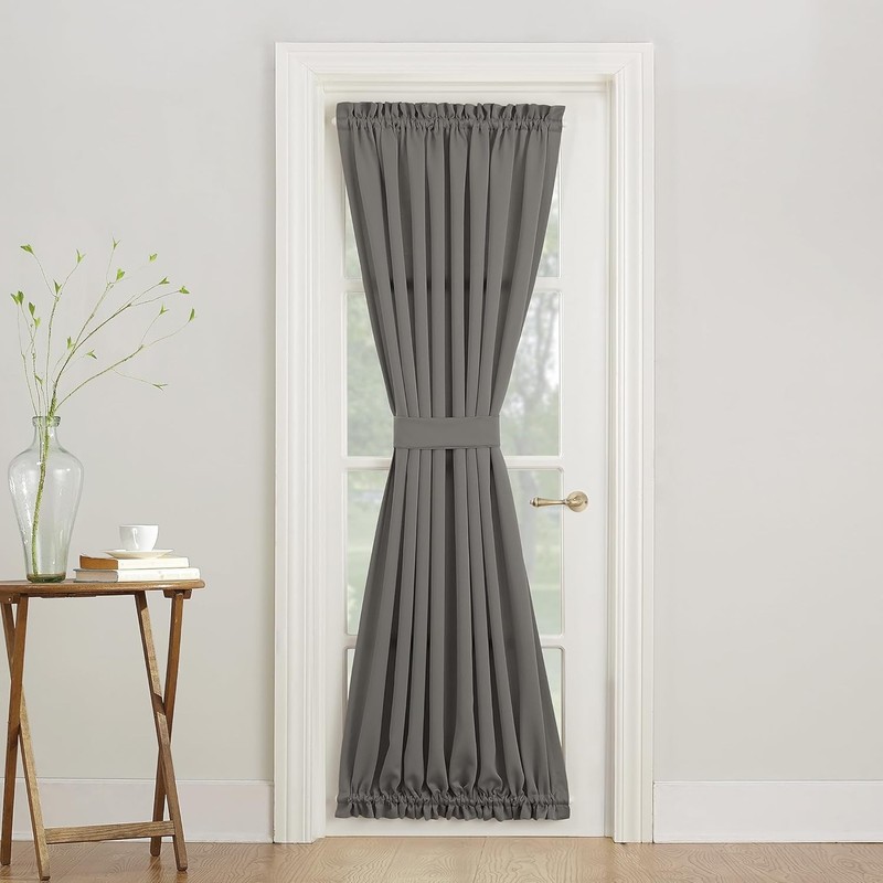 Versatile Energy Efficient Door Curtain, 54" x 72" Steel - Perfect for All Rooms gallery